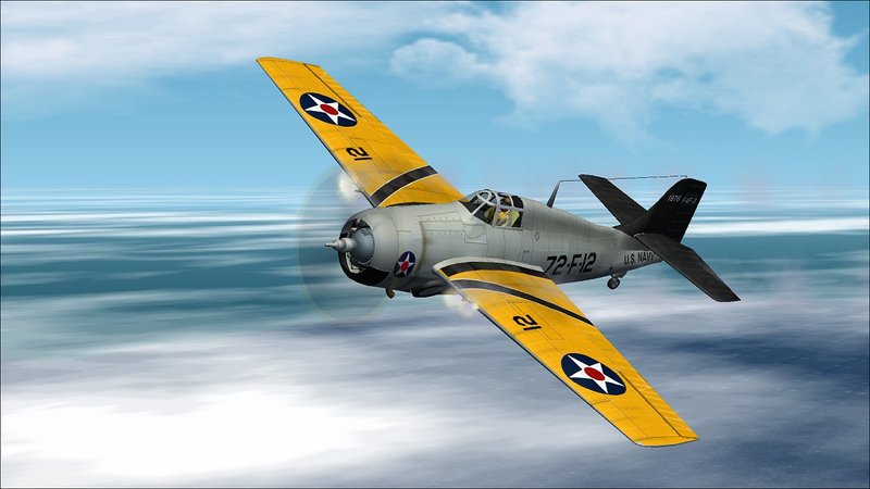 Grumman F4F 3 Wildcat VF 72 USS WASP