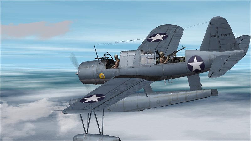 SH Vought OS2U 3 Kingfisher USN