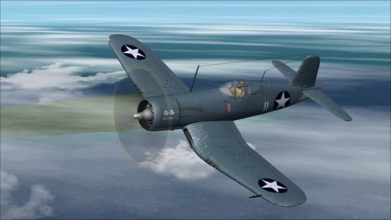 Vought F4U 1 VMF 213 George Defabio