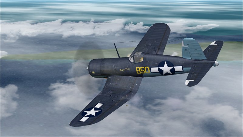 Vought F4U 1A VMF 217 C Bayou Baby