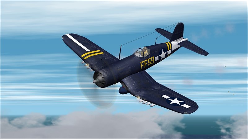 Vought F4U 1D Corsair VMF 351